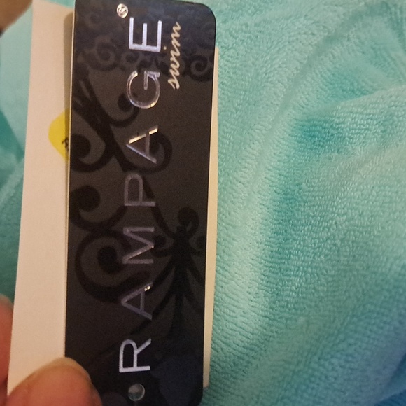 Rampage Swim Wear - Beach Towel Light Blue Swimming Suit Cover-up Size Large - Picture 4 of 5